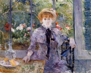 Berthe Morisot Painting - After Luncheon Berthe Morisot